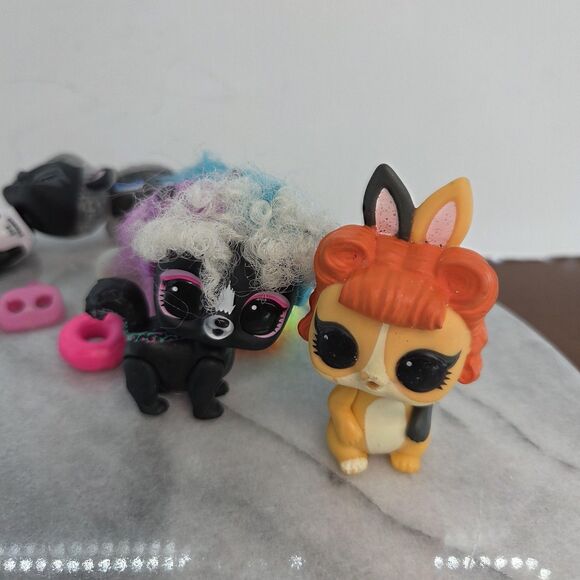 LOL Surprise Pets Lot of 7 Dolls Figures Accessories MGA Big Eye Animal Collecti - Picture 5 of 13
